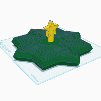 Ngôi sao fidget cây Giáng Sinh