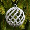 Quả Cầu Noel Xoắn Ốc Hở 2025 (Open Spiral Christmas Ball 2025) - Thumbnail 1