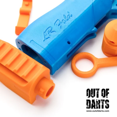 Little Rocket LR Fold – Blaster gập gọn (Foldable) single-shot chạy lò xo