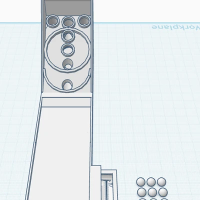 Skee-ball mini để bàn (không cần supports)
