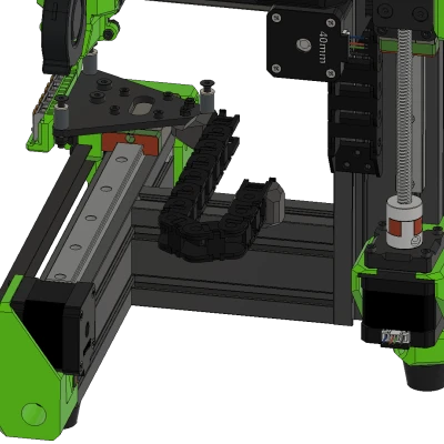RatRig V-Minion Y Axis Drag-chain (Tương thích VECTOR 3D - PCB Mod)