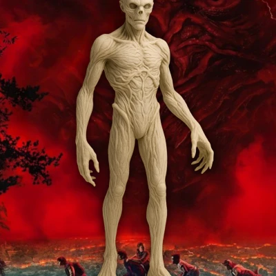 Mô hình Vecna lấy cảm hứng Stranger Things – Quái vật in 3D