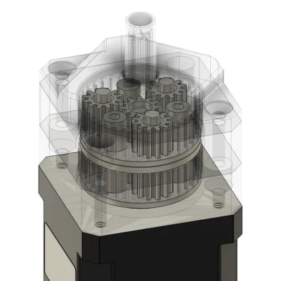 Hộp số hành tinh NEMA 17 (Module rời/Modular)