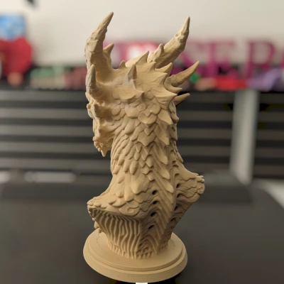 Tượng Bust Rồng Necrotic (Necrotic Dragon Bust)