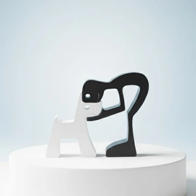 Người và chó (trang trí)