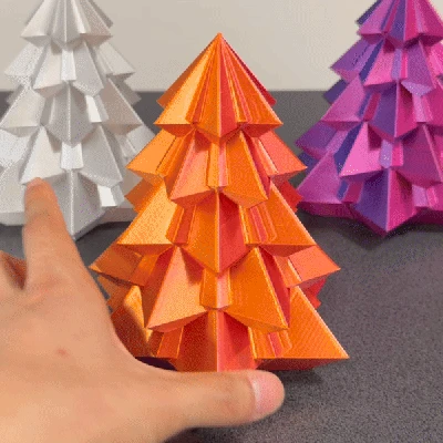 Cây Thông Noel Hình Học (Geometric Christmas Tree)