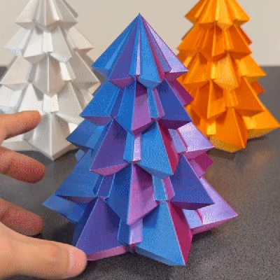 Cây Thông Noel Hình Học (Geometric Christmas Tree)