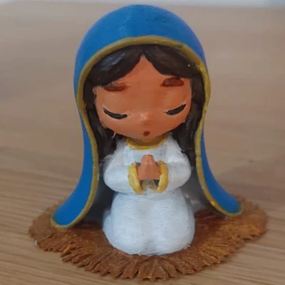 Hang đá Giáng Sinh Chibi dễ thương – Nativity cute scene (Portal de Belen chibi)