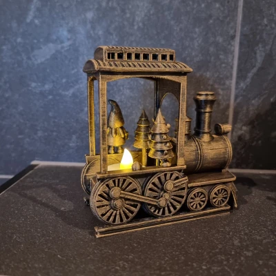 Đèn LED tealight đầu tàu hơi nước retro