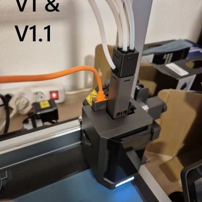 Anycubic Kobra 3 / K3 Max / S1 Combo - Hub vào filament 5 cổng V2