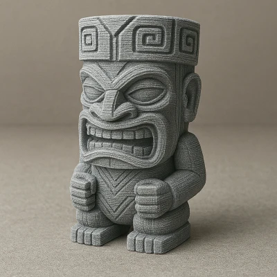 Tiki-Figur – Tượng Tiki cách điệu phong cách Polynesia