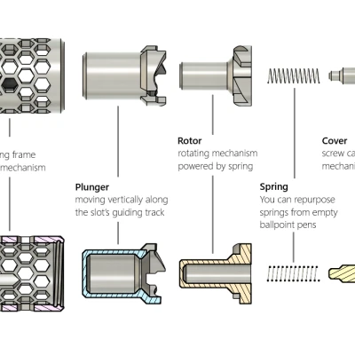 Đồ chơi fidget Click-n-Retract