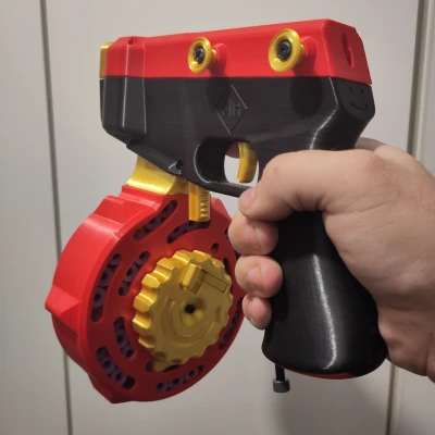 Super Drum 34 | Drum 34 viên half-dart Nerf tương thích Talon