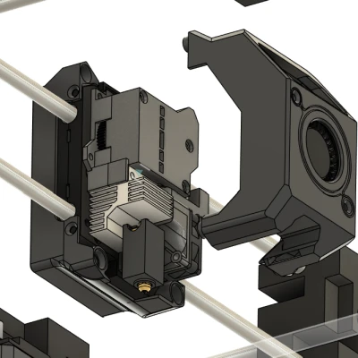 Ốp đầu in γ (gamma) cho Elegoo Centauri Carbon