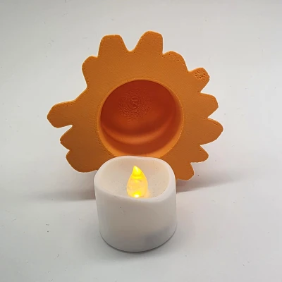 Ốp che đèn LED tea light Bí Ngô Jack-o-Lantern Chảy Melty