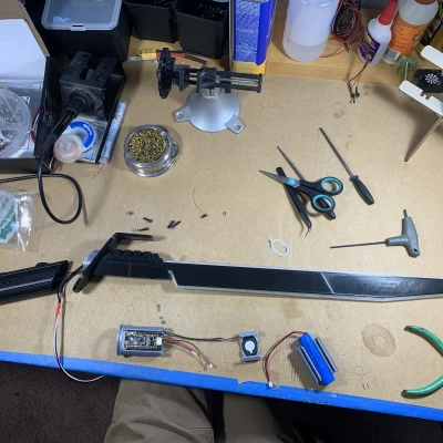 Bản remix Darksaber vừa khít Prusa i3 MK3 & MK4 (không cần chia part)