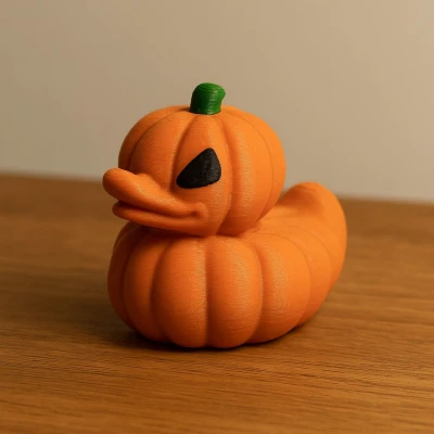 Vịt bí ngô Halloween