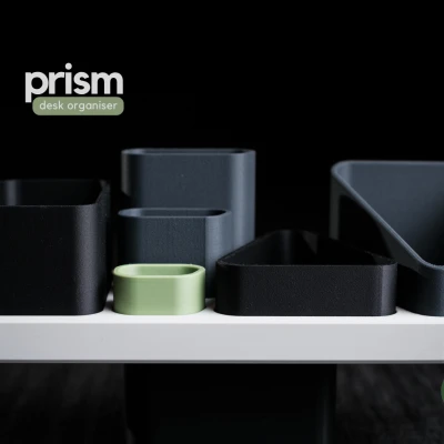 prism • desk organiser (Bộ sắp xếp bàn làm việc module tối giản)