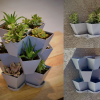 Chậu Trồng Cây Dạng Đứng Xếp Tầng (Vertical Stackable Planter) - Thumbnail 2