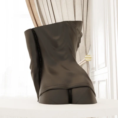 File STL Người Phụ Nữ Mở Áo Gợi Cảm – Tư Thế Cuốn Hút, Mẫu 3D In Được