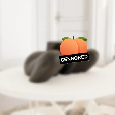 File STL Nữ Nude Ngồi Xổm – Tư Thế Grounded, Mẫu 3D In Được