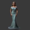 Beautiful Elegant Grace Kelly LADY Miniatur AI Textur – Tượng mini cô lady - Thumbnail 1