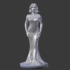 Beautiful Elegant Grace Kelly LADY Miniatur AI Textur – Tượng mini cô lady - Thumbnail 2