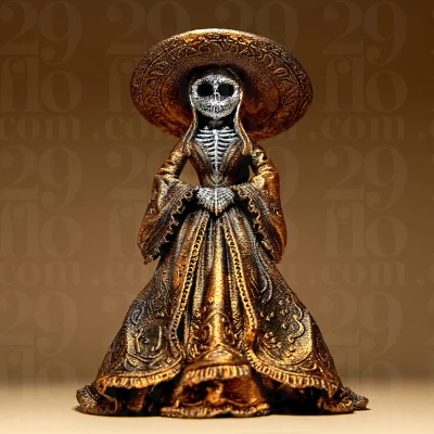 Tượng Dia dos Muertos Figurine