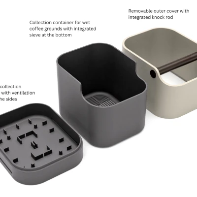 Knockbox gõ bã cà phê cho portafilter V2 (Espresso) | Abklopfbehälter V2