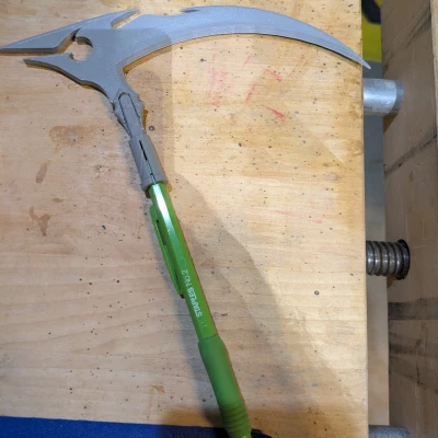 Đầu lưỡi hái fancy gắn bút chì dạng polearm