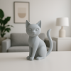 Little Cat – Tượng mèo tối giản hiện đại - Thumbnail 1