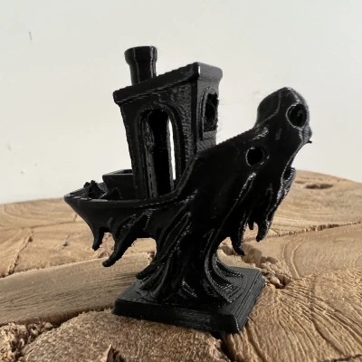 Ghosty Benchy (Benchy Ma) – Mô hình tượng 3D do AI tạo