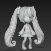 Mẫu 3D Hatsune Miku - Thumbnail 2