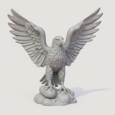 Tượng Đại Bàng (Eagle statue) – Mẫu trang trí cánh dang uy nghi