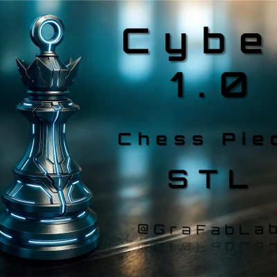 The Cyber Queen | Chesspiece – Nữ Hậu Cyber (Quân cờ)