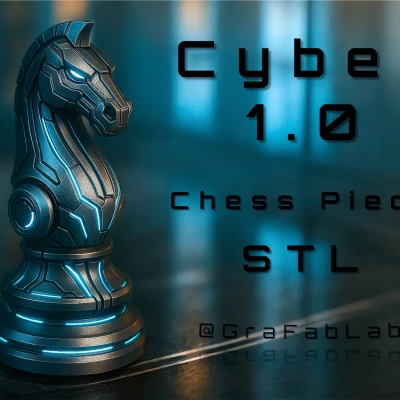 The Cyber Knight - Chesspiece (Quân Mã Cyber)