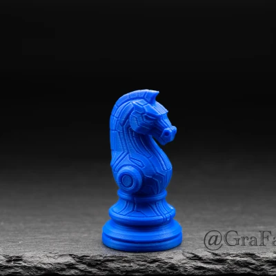 The Cyber Knight - Chesspiece (Quân Mã Cyber)