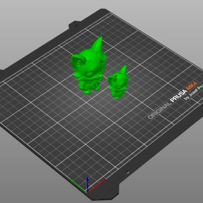 Cáo Steampunk Dễ Thương – Figurine/Móc Khóa