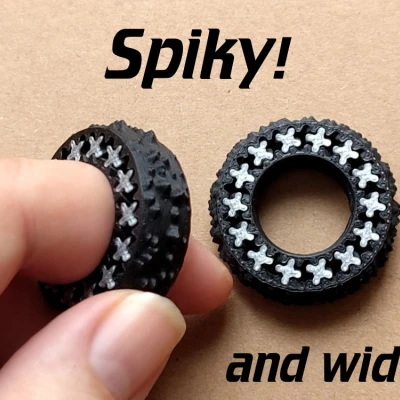 Vòng nhẫn gear fidget gai nhọn (Spiky Fidget Gear Ring)