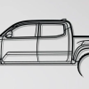 Tranh Treo Tường Toyota Tacoma (Wall Art Silhouette Lunar Rock) - Thumbnail 1