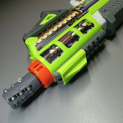 Adapter EX BCAR Easy Rev 2 + thước ngắm trước gọn cho Dart Zone Volcanic Pro