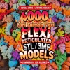 Bộ 4000+ Flexi Mini Animals STL & 3MF | Mẫu 3D In Articulated - Thumbnail 1