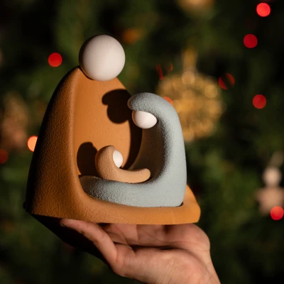 Bộ Hang Đá Tối Giản (Minimal Nativity) - Trang Trí Giáng Sinh