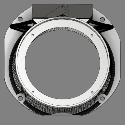 Adaptor loa cửa trước Audi A4 B8 cho loa 6.5"/165mm