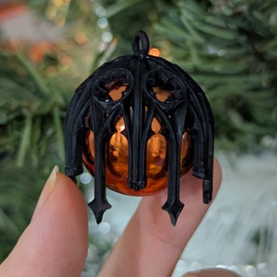 Ốp chụp bóng Noel phong cách Gothic