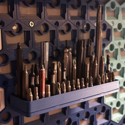 GOEWS – Greatly Over Engineered Wall System (hệ tường mô-đun tương thích Gridfinity)