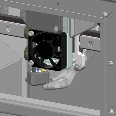 Prusa Core ONE - FULL CAD kèm Nextruder Hotend