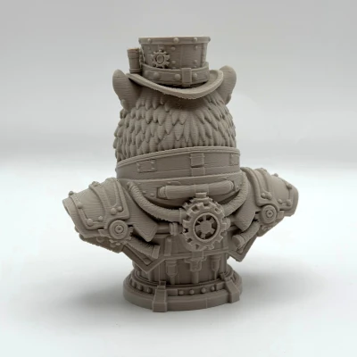 Tượng Bán Thân Hổ Steampunk (Tiger Steampunk Bust)