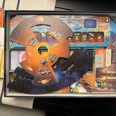 Khay insert SETI + Space Agencies: player tray & alien species tray