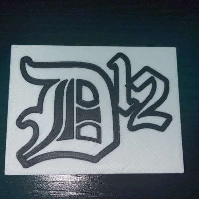 Bảng Logo D12 / Dirty Dozen (Eminem) - Plaque